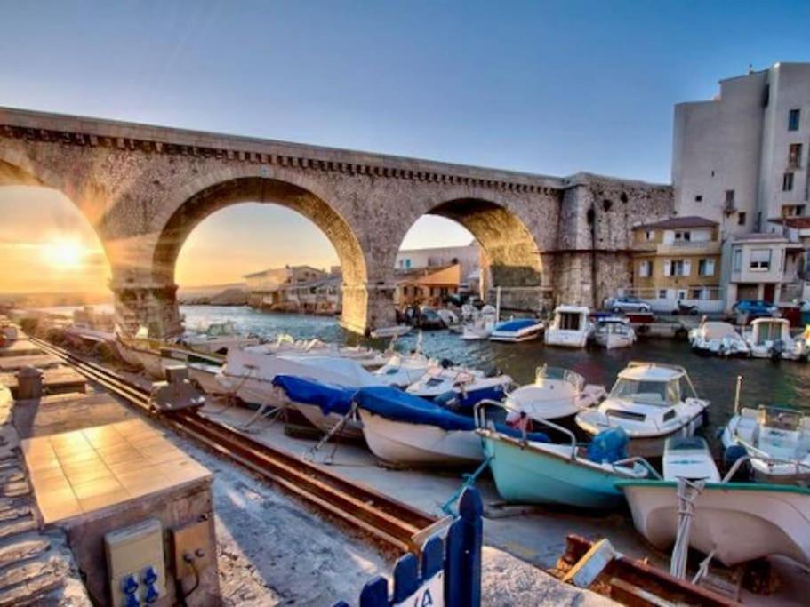 Superbe Logement Au Vallon Des Auffes マルセイユ エクステリア 写真